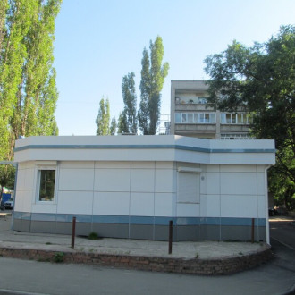 Фасад павильона в Воронеже.