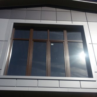 Монтаж вентилируемого фасада из композитных панелей частного дома в Воронеже