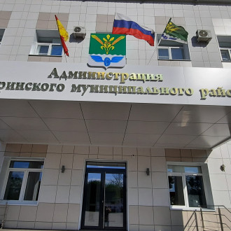 Монтаж вентилируемого фасада здания Администрации Поворинского муниципального района в г. Поворино Воронежской области.