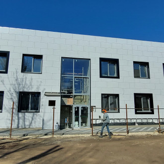 Вентилируемый фасад из керамогранита