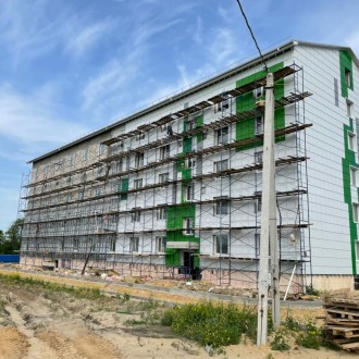Монтаж вентилируемого фасада из металлокассет с утеплением в Воронежской области