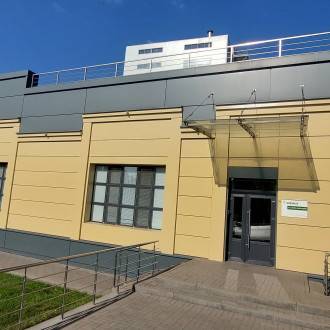 Монтаж вентилируемого фасада здания лаборатории в г. Алексеевка, Белгородской обл.
