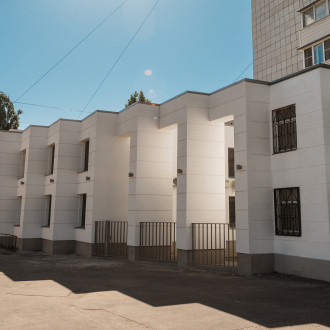 Устройство СФТК с утеплением и устройством архитектурных элементов медецинского центра в Воронеже