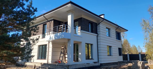 Устройство СФТК частного дома село Староживотинное Воронежской обл.