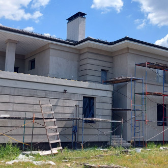 Устройство СФТК частного дома село Староживотинное Воронежской обл.